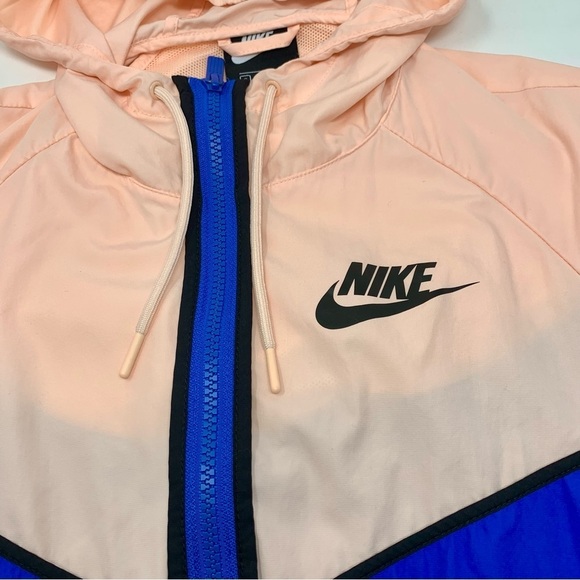 Nike Women's Sportswear Windrunner Woven Jacket Colorblock Zip Up Hoodie Size S - Picture 14 of 16